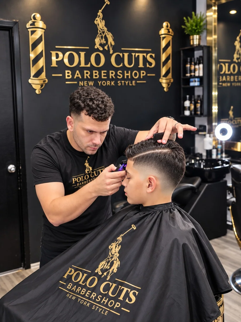 Precision Fade at Polo Cuts Barbershop